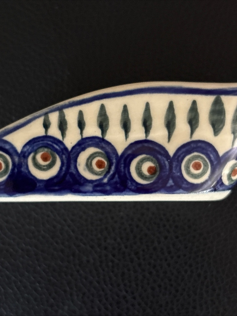 Polish Pottery Hand-Crafted Porcelain Goose Kitchen Spoon - Picture 10 of 11